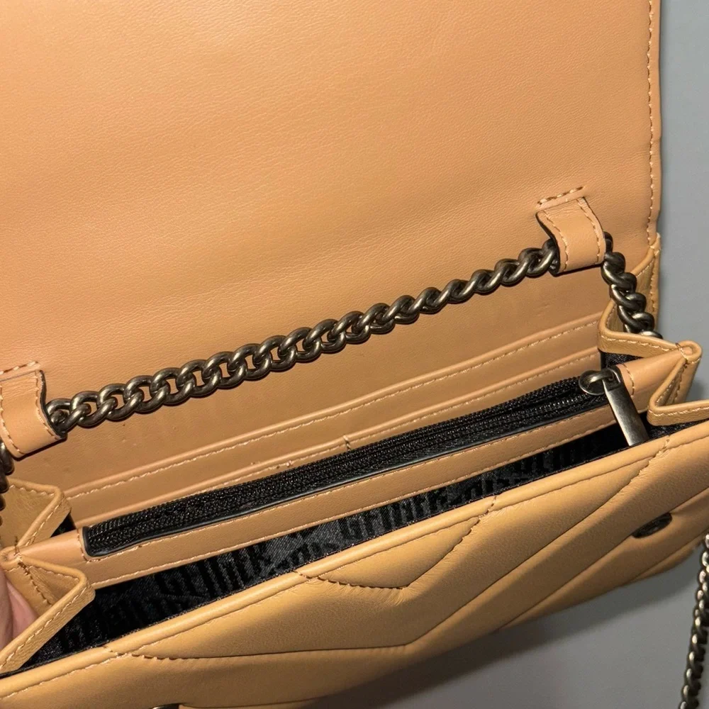 Kurt Geiger Tan Quilted Women's Bag